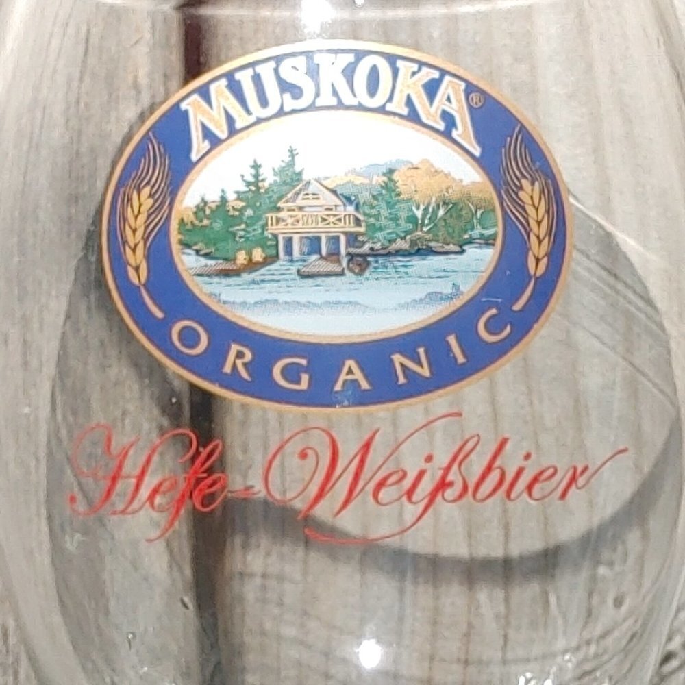 Muskoka Brewery Hefe-Weissbier Organic Beer Glass
